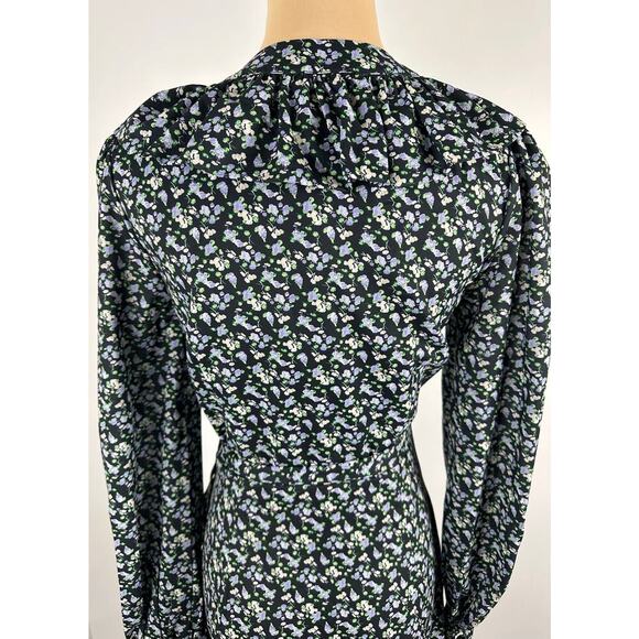 NWT English Factory Size XS Floral Wrapped Mini Dress Ruffles Feminine - Picture 8 of 16